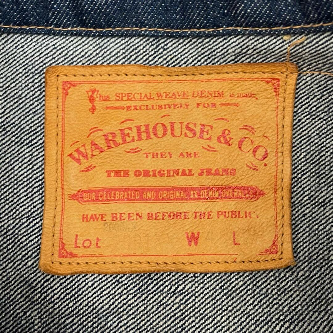 【中古】WARE HOUSE | ウェアハウス　ウエアハウス 2001XX デニムジャケット ブルー サイズ：42【尾張小牧店】 メンズのジャケット/アウター(Gジャン/デニムジャケット)の商品写真