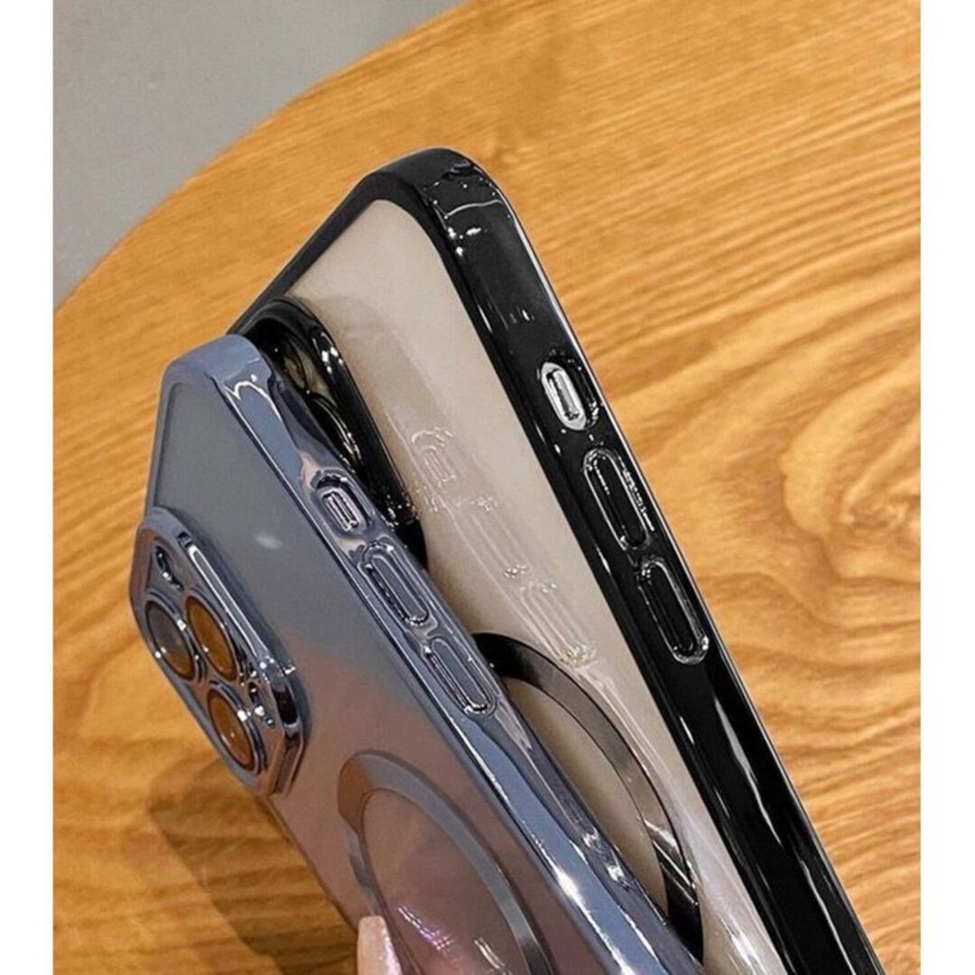 iphone14proケース磁気 　充電　ワイヤレス ブラック  スマホ/家電/カメラのスマホアクセサリー(iPhoneケース)の商品写真