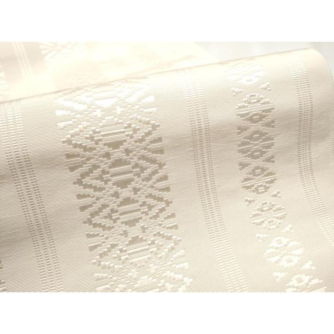 平和屋着物●博多織人 黒木織物 本場筑前博多帯　八寸名古屋帯　一重帯　献上　素色　証紙付き　正絹　逸品　CABB0776hy レディースの水着/浴衣(帯)の商品写真