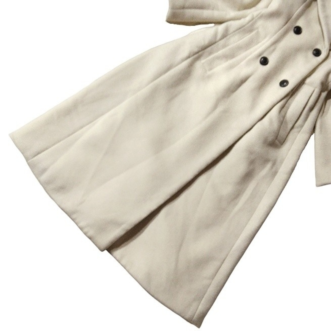 FRAY I.D(フレイアイディー)のフレイアイディー ロングコート マキシ ホワイト チェスターコート アウター レディースのジャケット/アウター(ロングコート)の商品写真