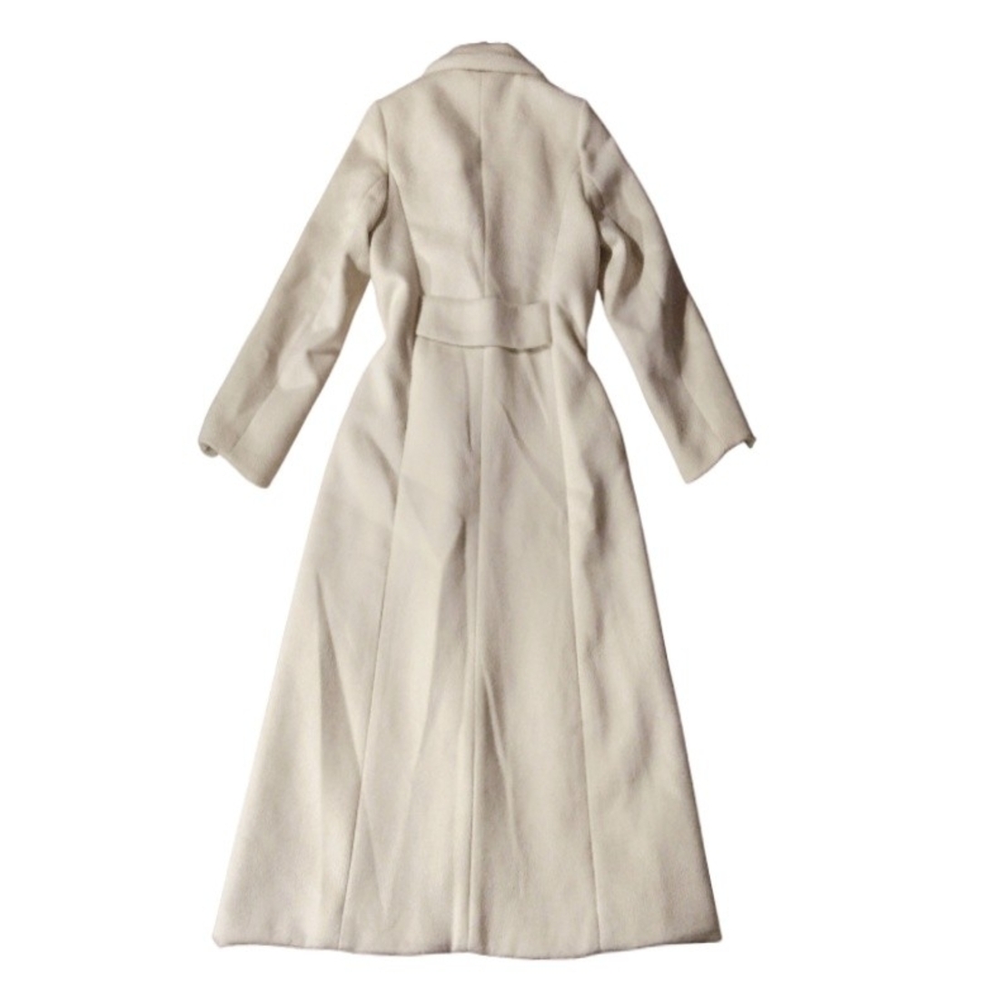 FRAY I.D(フレイアイディー)のフレイアイディー ロングコート マキシ ホワイト チェスターコート アウター レディースのジャケット/アウター(ロングコート)の商品写真