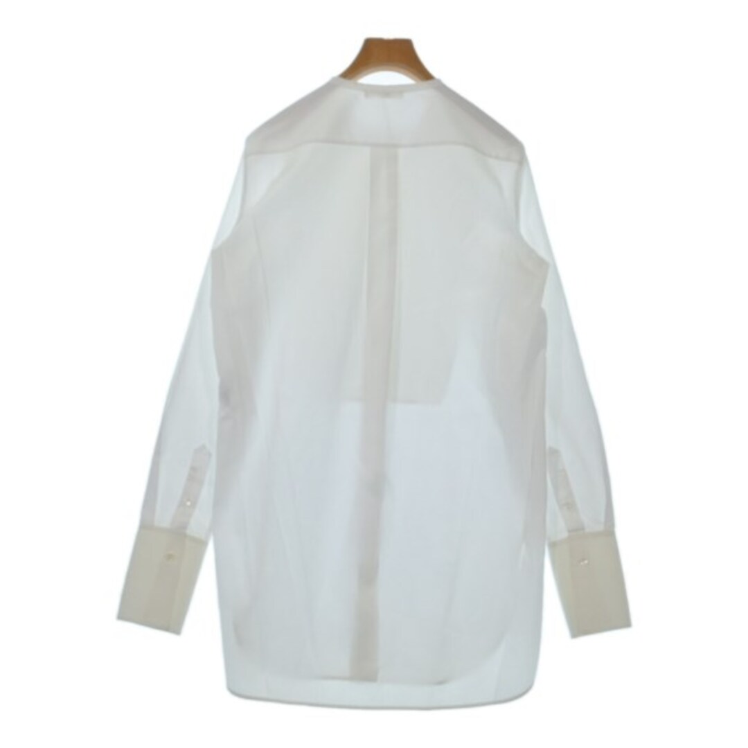 CELINE(セリーヌ)のCELINE セリーヌ カジュアルシャツ S 白 【古着】【中古】【送料無料】 レディースのトップス(シャツ/ブラウス(長袖/七分))の商品写真