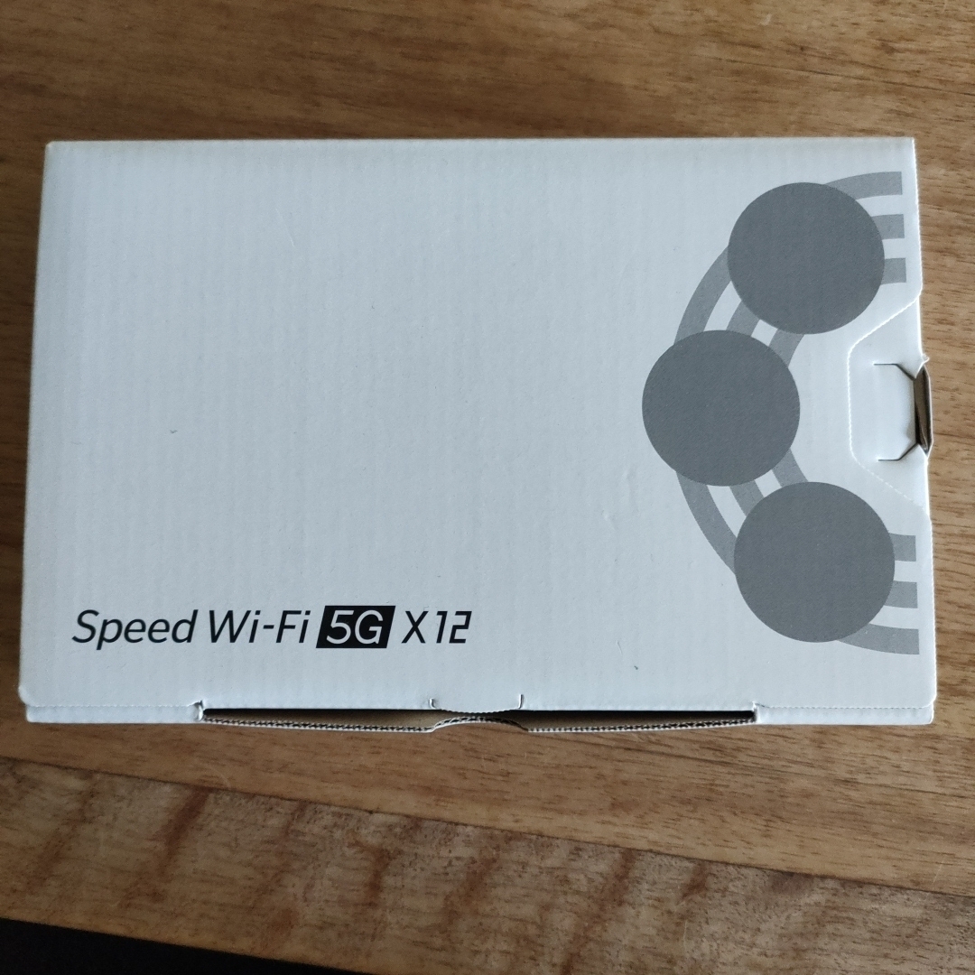 NEC(エヌイーシー)のNEC エヌイーシー Speed Wi-Fi 5G X12 NAR03SWU … スマホ/家電/カメラのスマホ/家電/カメラ その他(その他)の商品写真