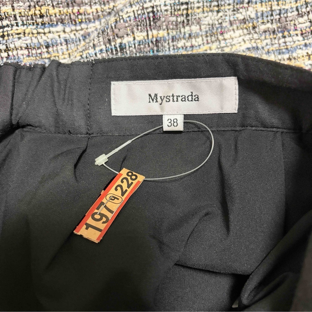 Mystrada(マイストラーダ)のMystrada ツイードフリンジキュロット　ツイードミニスカート　スカパン レディースのパンツ(ショートパンツ)の商品写真