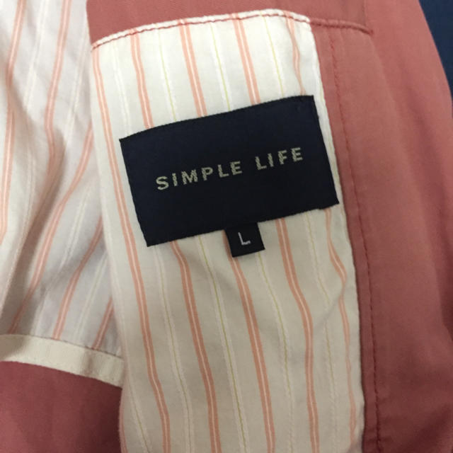 SIMPLE LIFE(シンプルライフ)のピンクアウター レディースのジャケット/アウター(その他)の商品写真