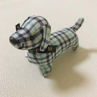 ダックス(DAKS)のDAKS ダックス マスコット キーホルダー ダックスフンド 青 ブルー No4(キーホルダー)