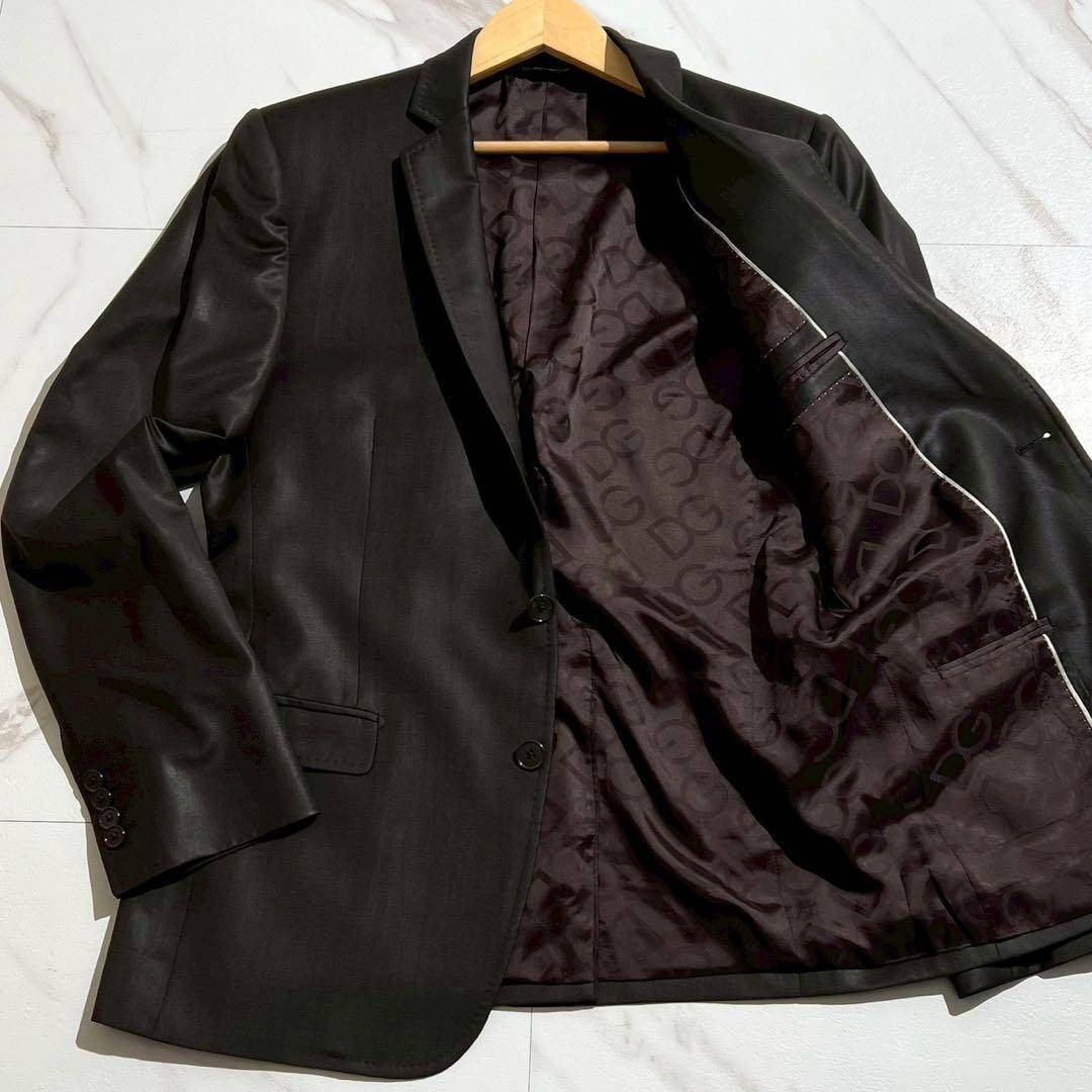 DOLCE&GABBANA(ドルチェアンドガッバーナ)の未使用級/48 ドルチェ&ガッバーナ MARTINI テーラードジャケット 黒 メンズのジャケット/アウター(テーラードジャケット)の商品写真