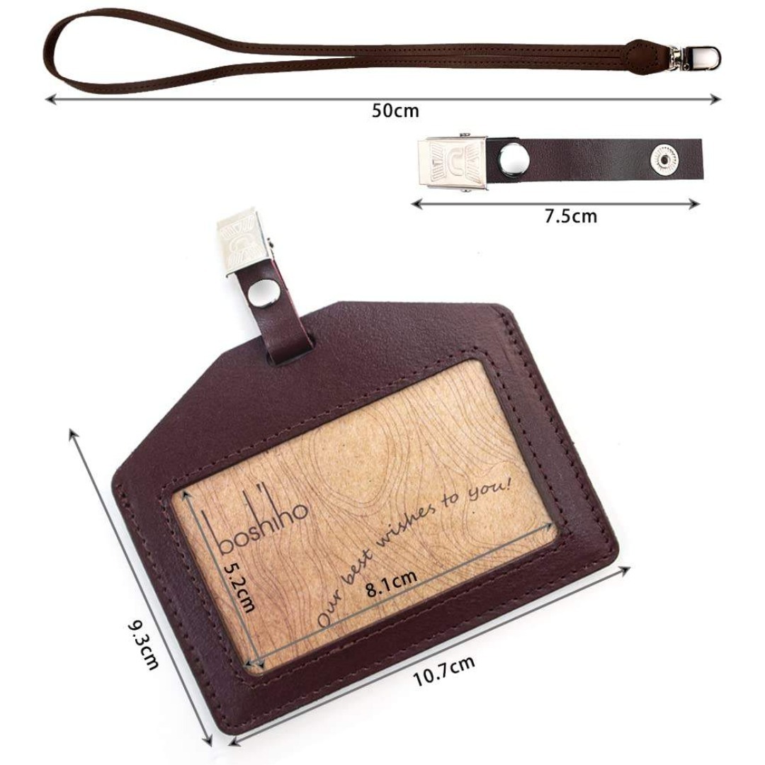 【特価商品】Boshiho IDカードホルダー 本革 IDカードケース 栃木レザ メンズのバッグ(その他)の商品写真