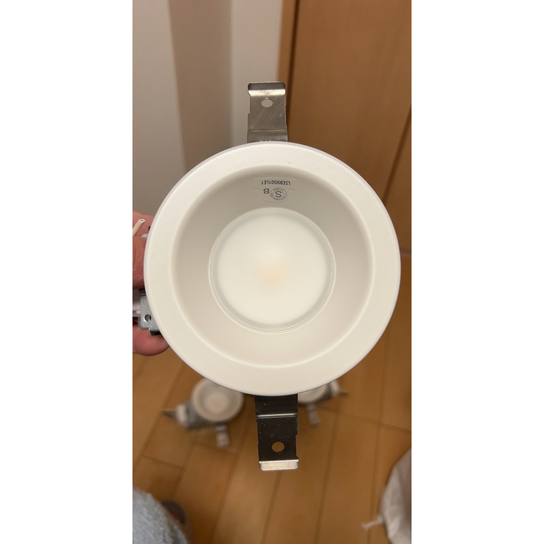 Panasonic ダウンライト 4球まとめ売り インテリア/住まい/日用品のライト/照明/LED(蛍光灯/電球)の商品写真