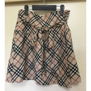 バーバリー(BURBERRY)のバーバリー 巻きスカート 美品(ミニスカート)