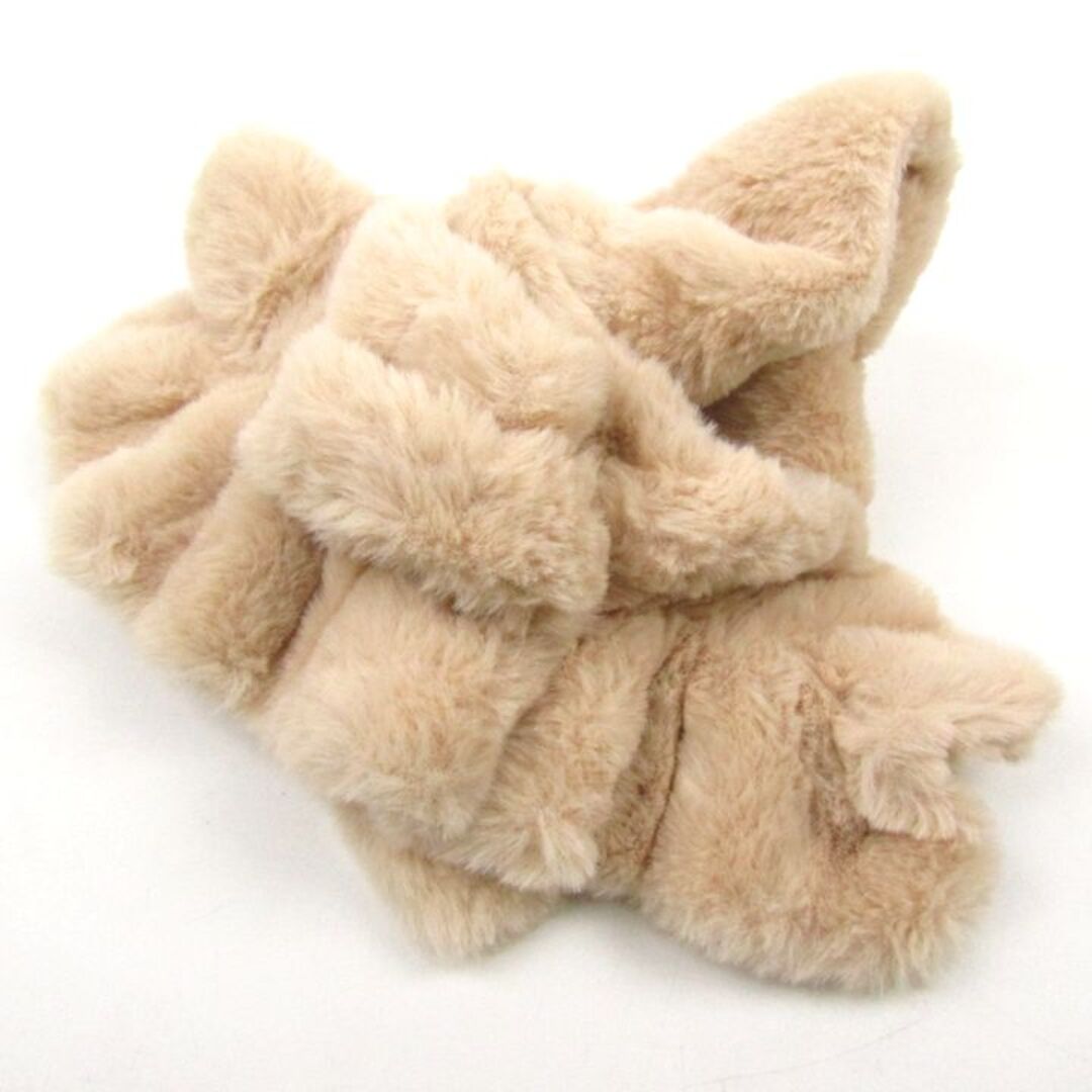 Sybilla(シビラ)のシビラ ファーマフラー ティペット 未使用 フェイクファー ブランド レディース ベージュ Sybilla レディースのファッション小物(マフラー/ショール)の商品写真