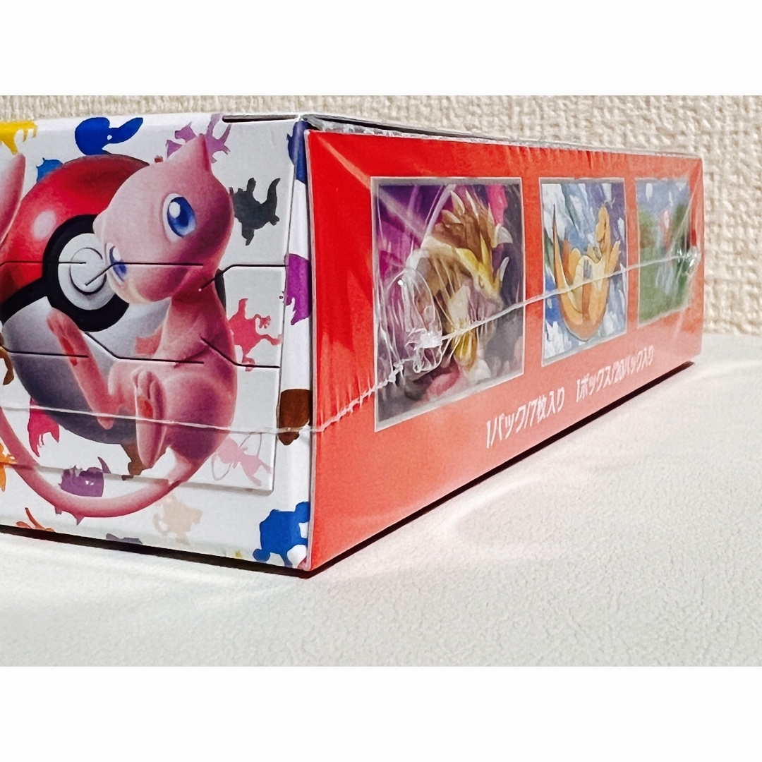 ポケモン(ポケモン)のシュリンク付】ポケモンカードスカーレット&バイオレット　151 BOX エンタメ/ホビーのトレーディングカード(Box/デッキ/パック)の商品写真