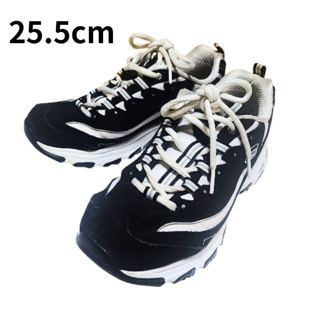 SKECHERS(スケッチャーズ)のSKECHERS スケッチャーズ　D'Lites　スニーカー ブラックホワイト レディースの靴/シューズ(スニーカー)の商品写真