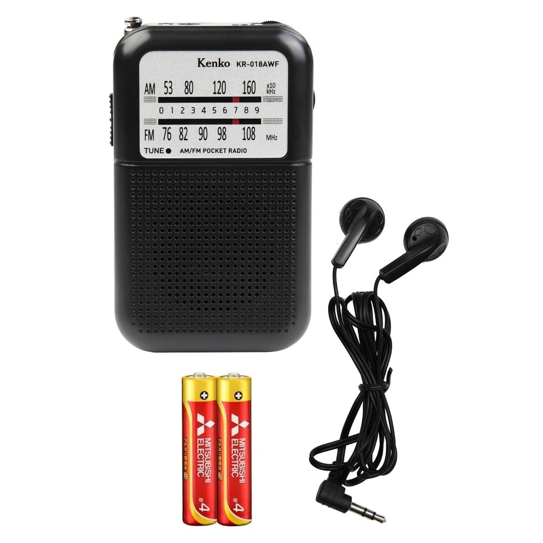 【在庫処分】 ケンコー(Kenko) 携帯型ラジオ KR-018AWF ST ポ スマホ/家電/カメラのオーディオ機器(ラジオ)の商品写真