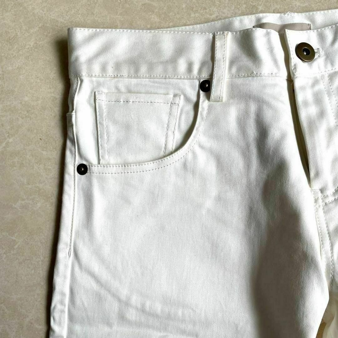 パンツ ホワイト　キワシルフィー Kiwa Sylphy レディース 36 新品 レディースのパンツ(カジュアルパンツ)の商品写真
