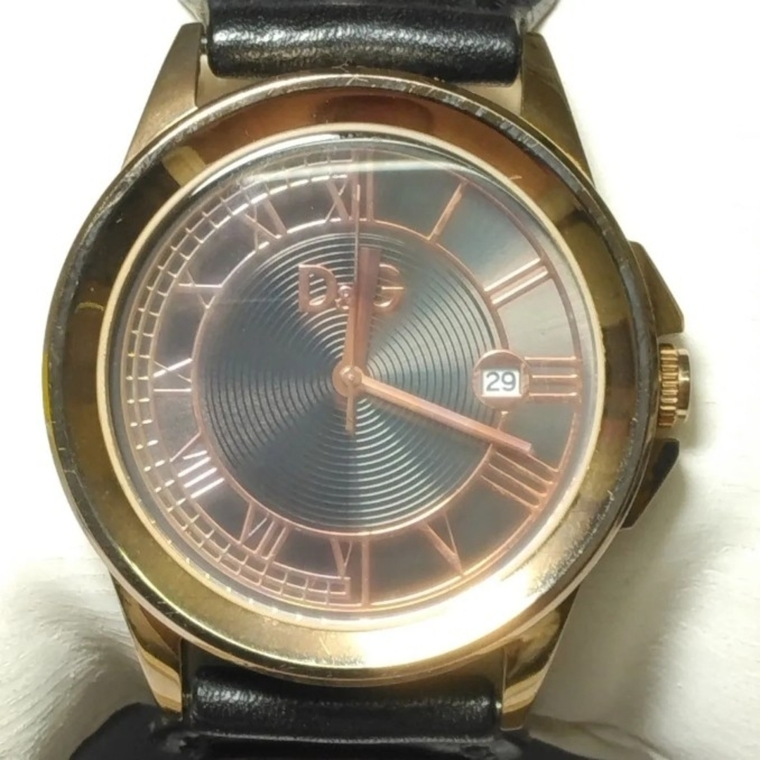 D&G(ディーアンドジー)のD&G ツェルマット メンズ クオーツ腕時計 DW0628 銀製コンチョ2個 メンズの時計(腕時計(アナログ))の商品写真