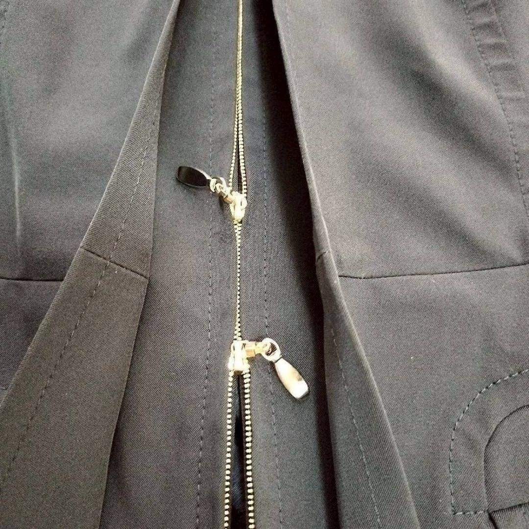 ESCADA(エスカーダ)のB2201【ESCADA】ブラックトレンチコート/ベルト付き/40/L/海外製 レディースのジャケット/アウター(トレンチコート)の商品写真