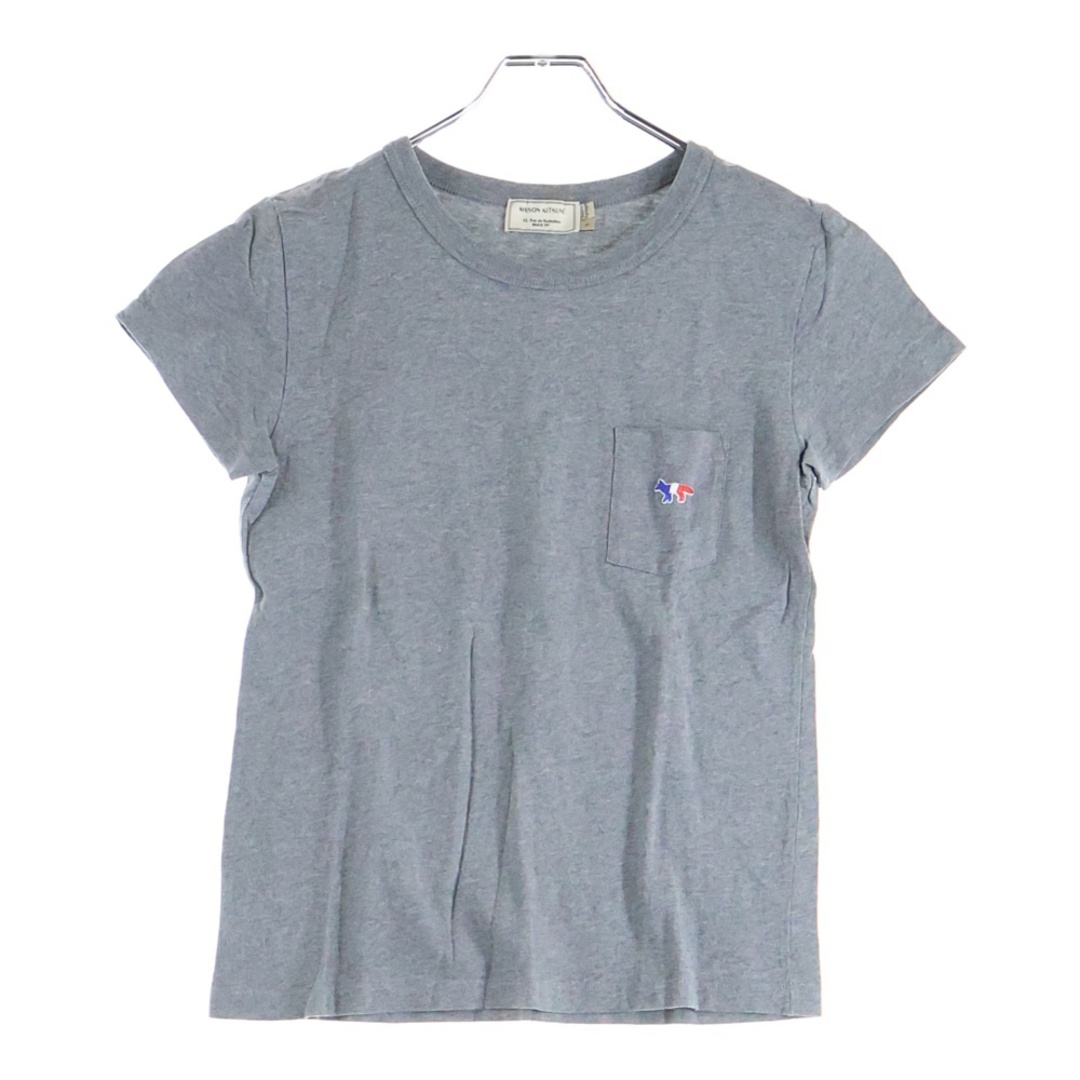 MAISON KITSUNE'(メゾンキツネ)のMAISON KITSUNE メゾンキツネ 刺繍 半袖Tシャツ カットソー グレー レディース KWM-2700-A レディースのトップス(Tシャツ(半袖/袖なし))の商品写真