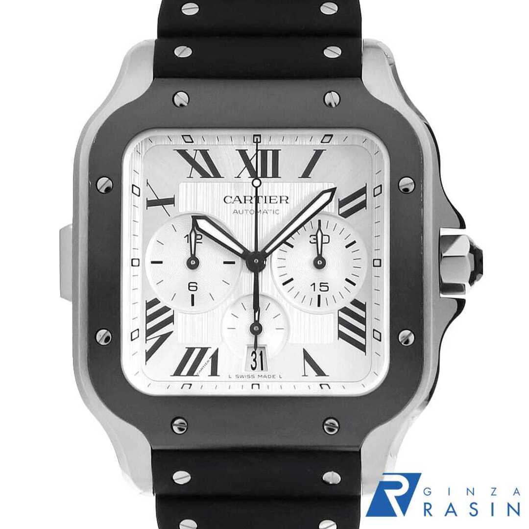 Cartier(カルティエ)のカルティエ サントス ドゥ カルティエ クロノグラフ XL WSSA0017 メンズ 中古 腕時計 メンズの時計(腕時計(アナログ))の商品写真