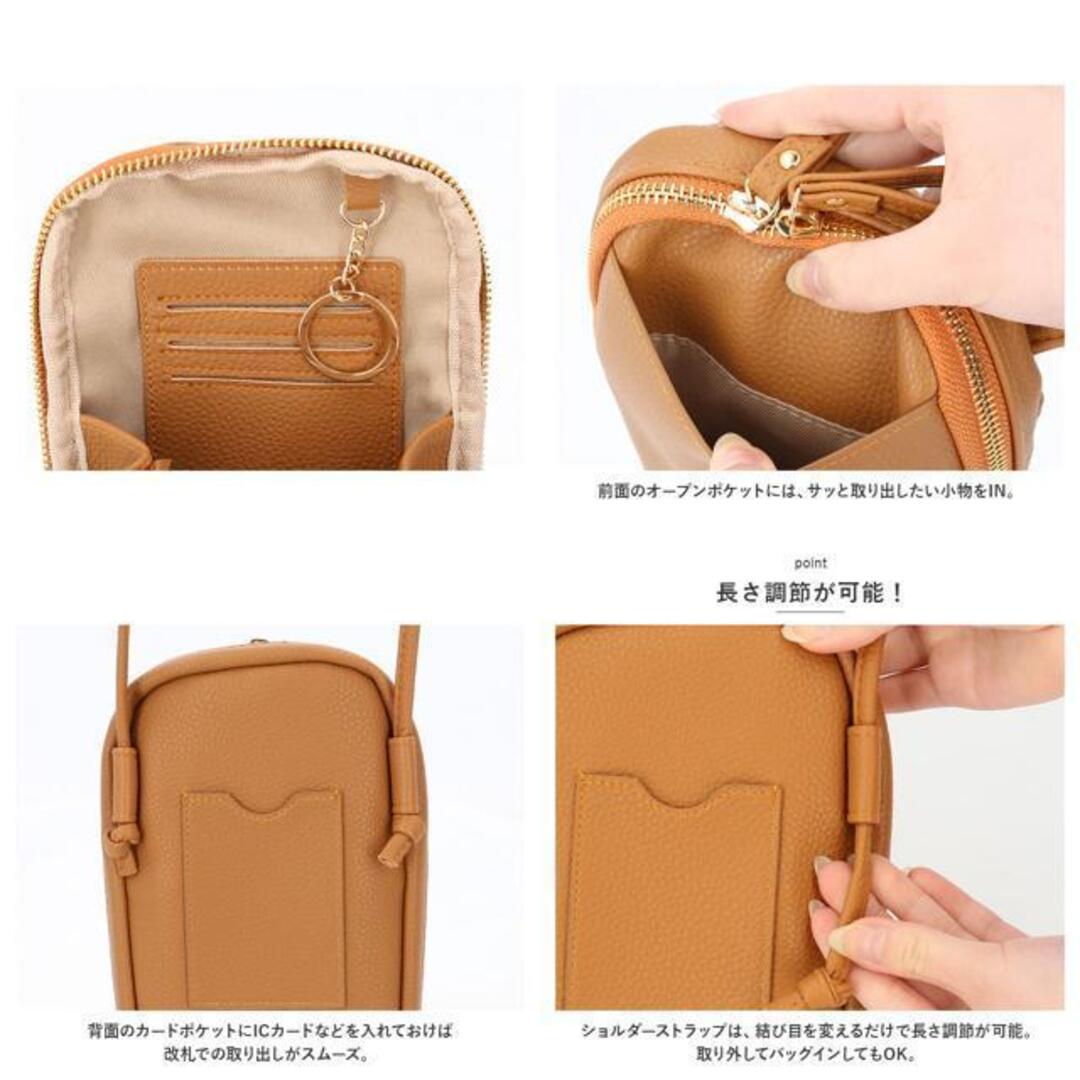 スクエアラウンドスマホショルダー レディースのバッグ(ショルダーバッグ)の商品写真