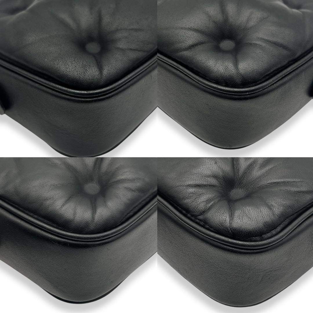 【美品】マルジェラ　グラムスラム　ラムスキン　チェーンショルダーバッグ　黒787 レディースのバッグ(ショルダーバッグ)の商品写真