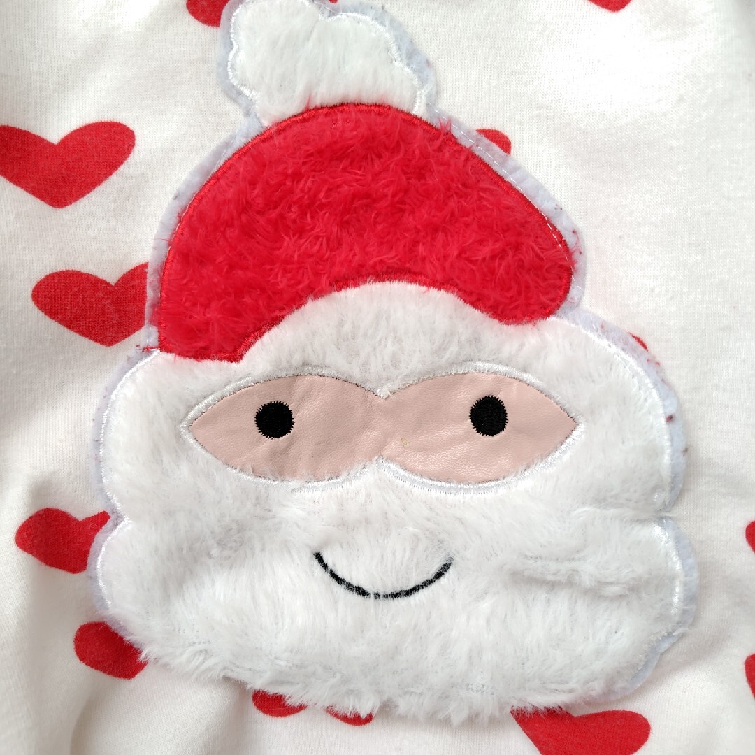 ベビー　クリスマス服　サンタ キッズ/ベビー/マタニティのベビー服(~85cm)(その他)の商品写真