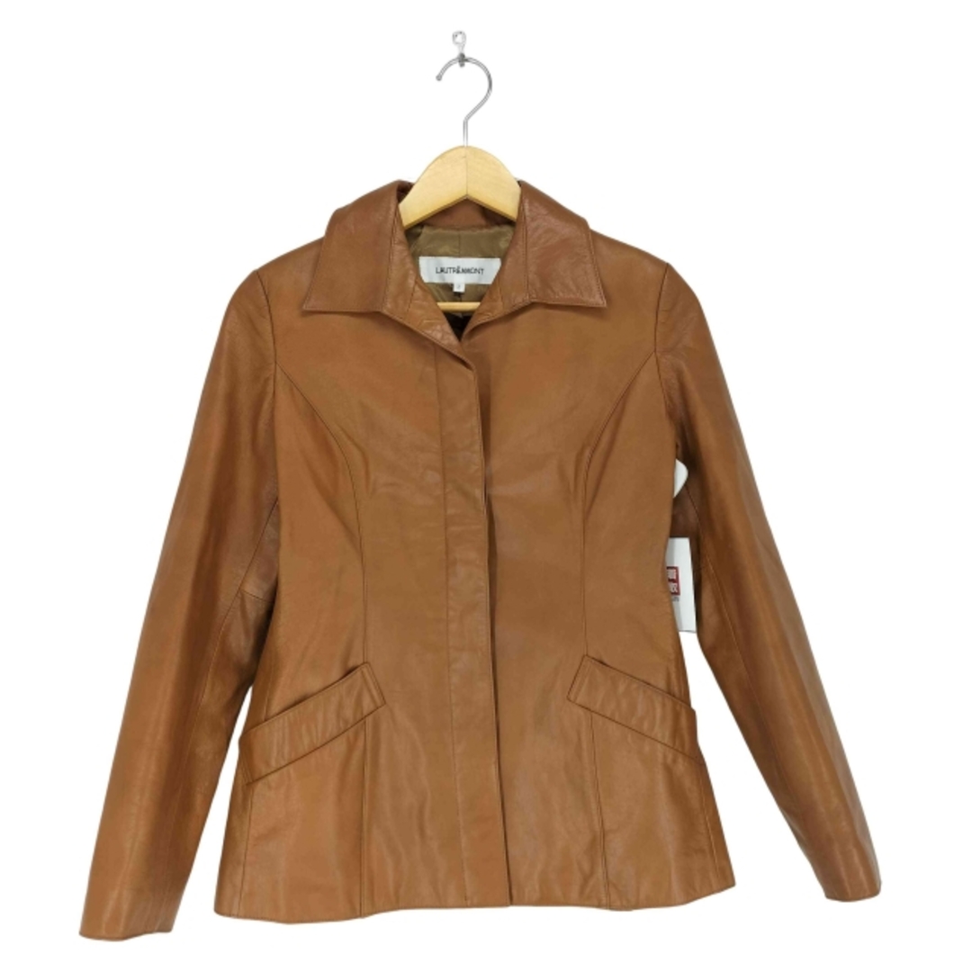 LAUTREAMONT(ロートレアモン)のLAUTREAMONT(ロートレアモン) ゴートレザー比翼ジャケット レディース レディースのジャケット/アウター(その他)の商品写真