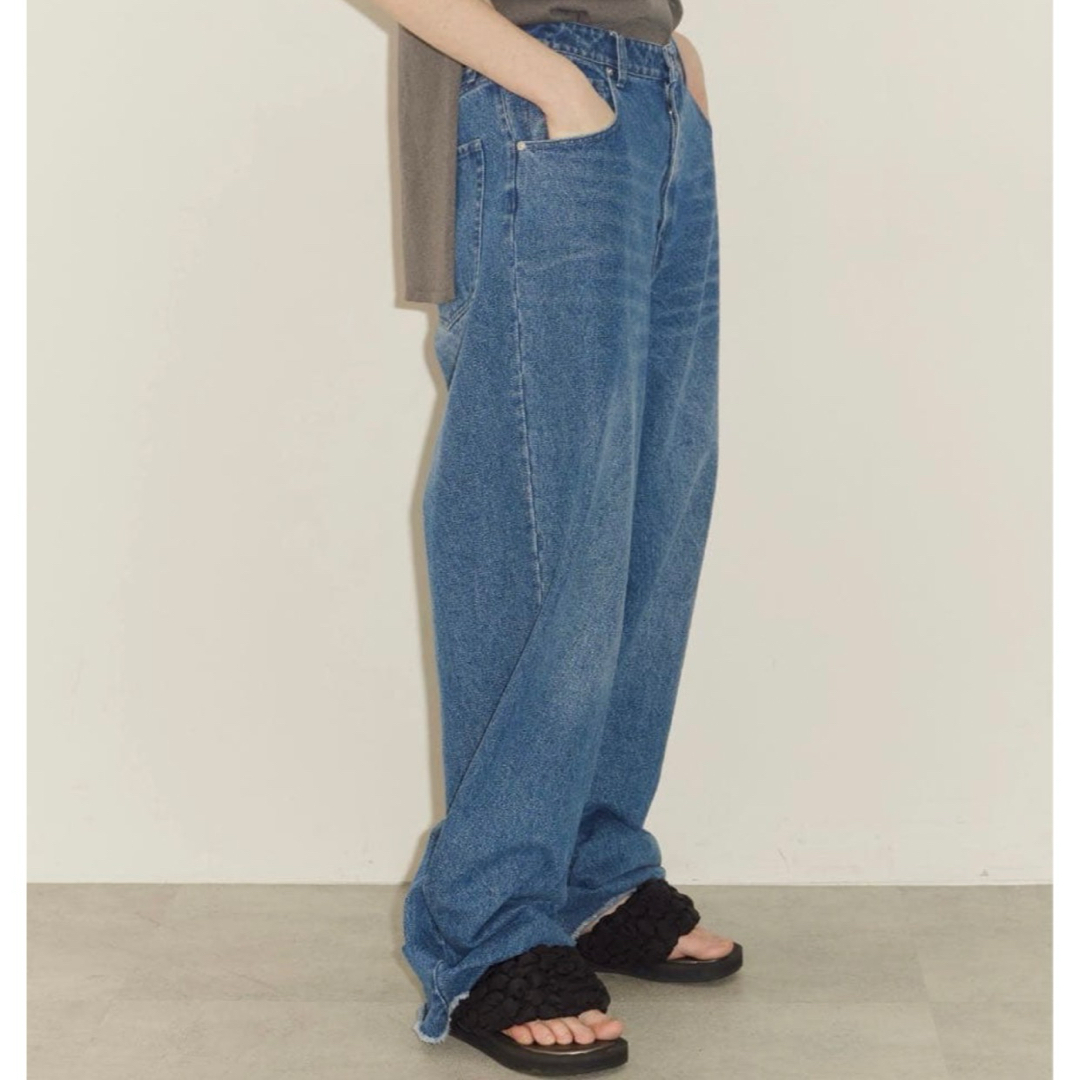 la belle Etude(ラベルエチュード)の【完売品】LA BELLE ETUDE　ラベルエチュード　ワイドストレートデニム レディースのパンツ(デニム/ジーンズ)の商品写真