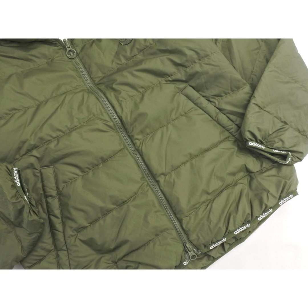 adidas(アディダス)のadidas アディダス ロゴ リバーシブル ダウン ジャケット sizeS/カーキ ◆■◎メンズ メンズのジャケット/アウター(ダウンジャケット)の商品写真