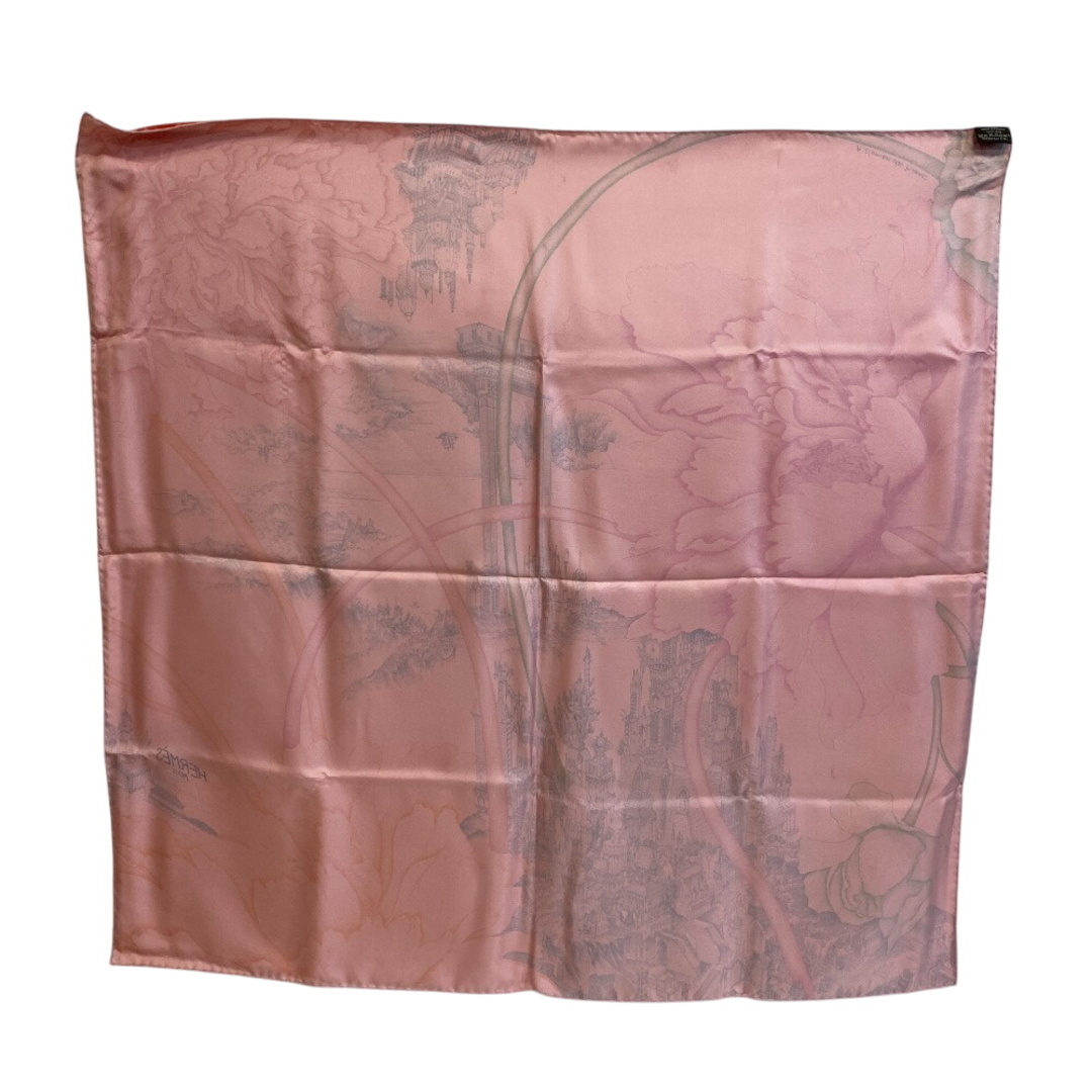 HERMES(エルメス)のエルメス HERMES スカーフ
 A L'Ombre des Pivoines ピヴォワンヌの影 カレ90 ピンク レディースのファッション小物(バンダナ/スカーフ)の商品写真