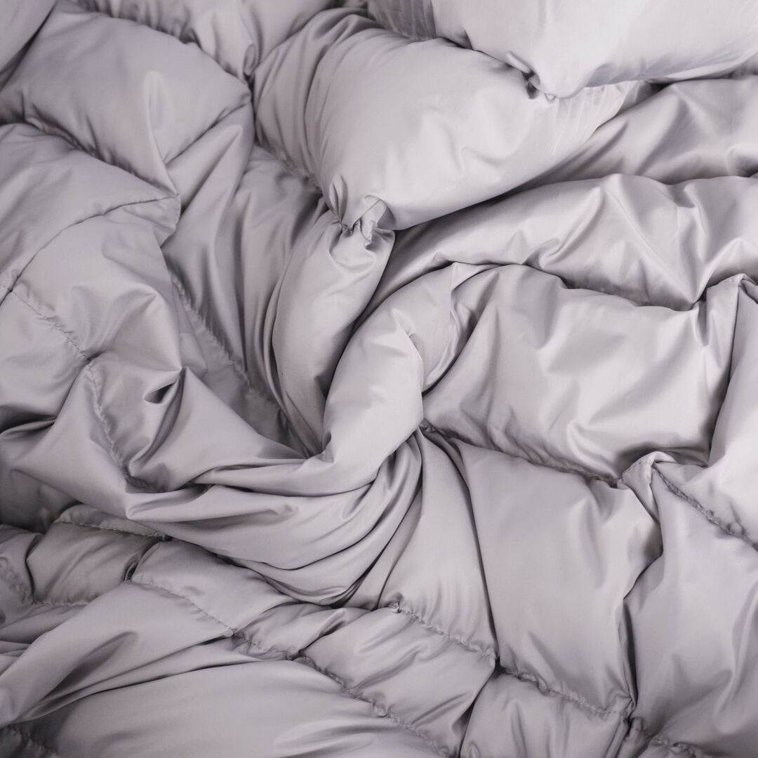 COACH(コーチ)の美品 コーチ COACH コート ダウンコート フード付き ジップアップ アウター レディース L グレー レディースのジャケット/アウター(その他)の商品写真