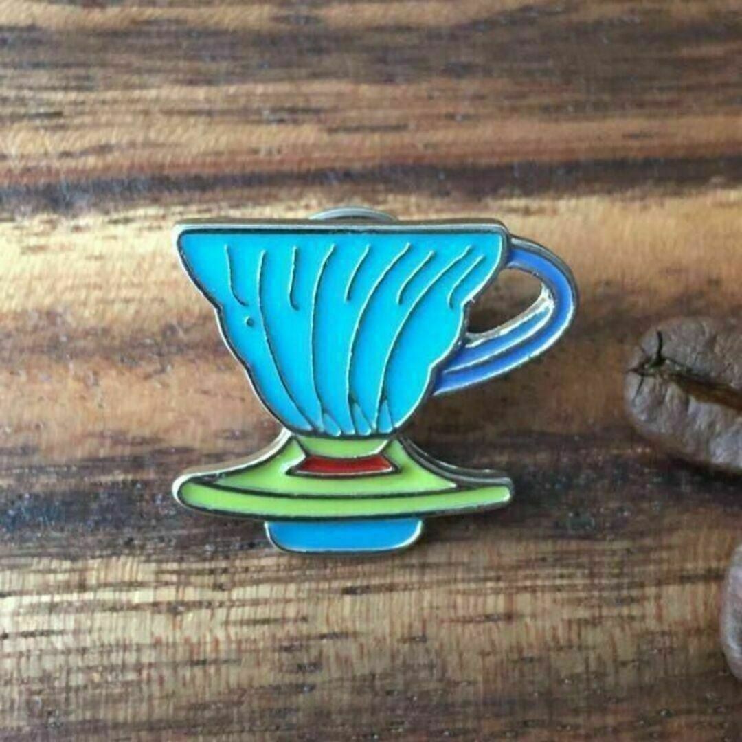 珈琲 ピンズ [ コーヒードリッパー・ブルイエ ] ピンバッジ ブローチ レディースのアクセサリー(ブローチ/コサージュ)の商品写真