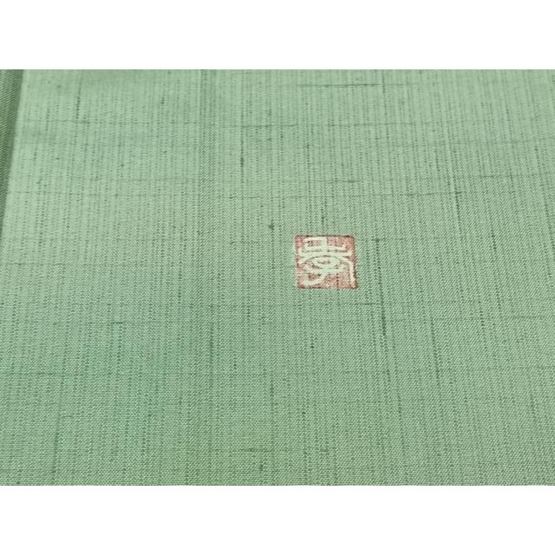 平和屋着物▽上質な紬　単衣　作家物　霞文　暈し染め　正絹　逸品　AABD9434jh レディースの水着/浴衣(着物)の商品写真