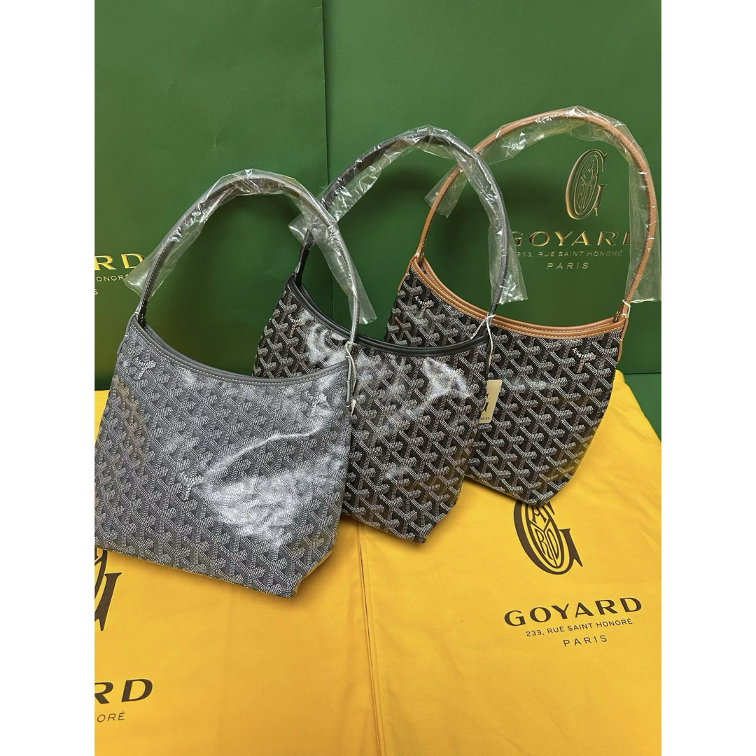 GOYARD(ゴヤール)のゴヤールgoyard ボエムminiホーボーhoboミニショルダーバッグブラック レディースのバッグ(ショルダーバッグ)の商品写真