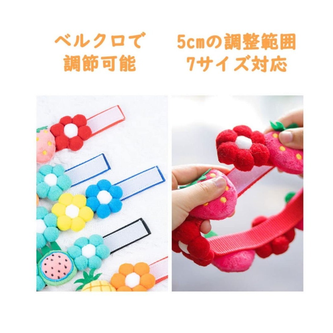 【在庫処分】猫 首輪 ネコ 猫用 子犬 首輪 花首輪 花輪 花付き 果物模様 可 その他のペット用品(猫)の商品写真