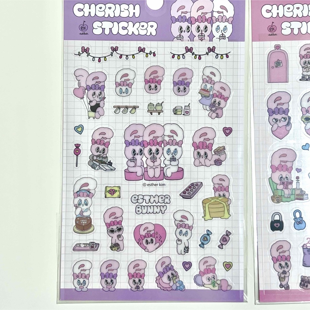 【4枚セット】 エスターバニー シール ② エンタメ/ホビーのおもちゃ/ぬいぐるみ(キャラクターグッズ)の商品写真