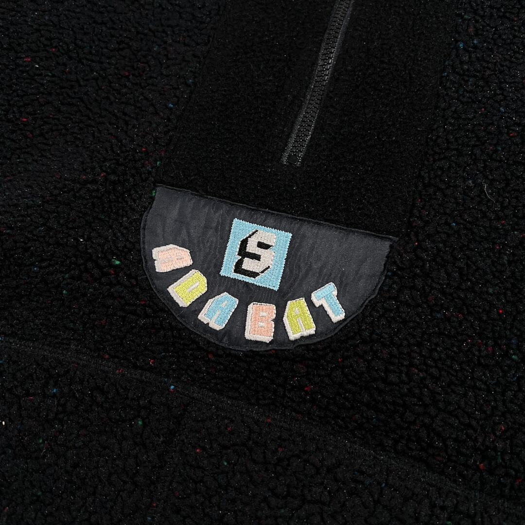 adabat(アダバット)のadabat アダバット ハーフジップ フリース プルオーバー ジャケット サイズ 4 /ブラック/メンズ/ゴルフ/日本製/ワールド スポーツ/アウトドアのゴルフ(ウエア)の商品写真