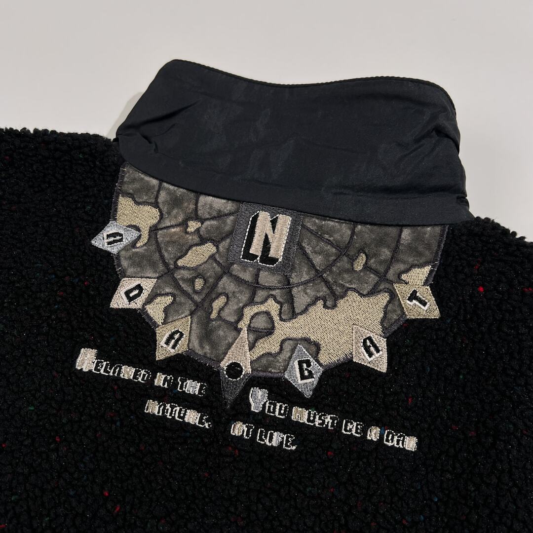 adabat(アダバット)のadabat アダバット ハーフジップ フリース プルオーバー ジャケット サイズ 4 /ブラック/メンズ/ゴルフ/日本製/ワールド スポーツ/アウトドアのゴルフ(ウエア)の商品写真