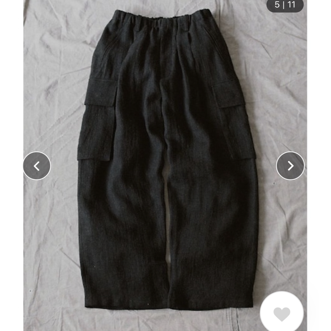 LIDNM(リドム)の早い者勝ち！リドム　LINEN WOOL FATIGUE PANTS メンズのパンツ(スラックス)の商品写真