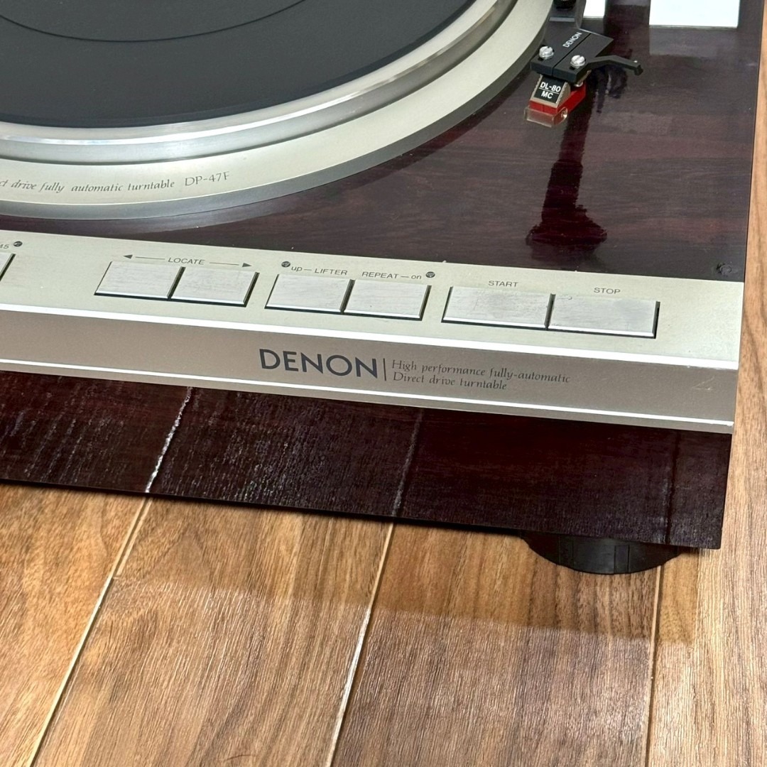 DENON(デノン)のDENON レコードプレーヤー　DP-47F　DL-80MC　ターンテーブル スマホ/家電/カメラのオーディオ機器(その他)の商品写真