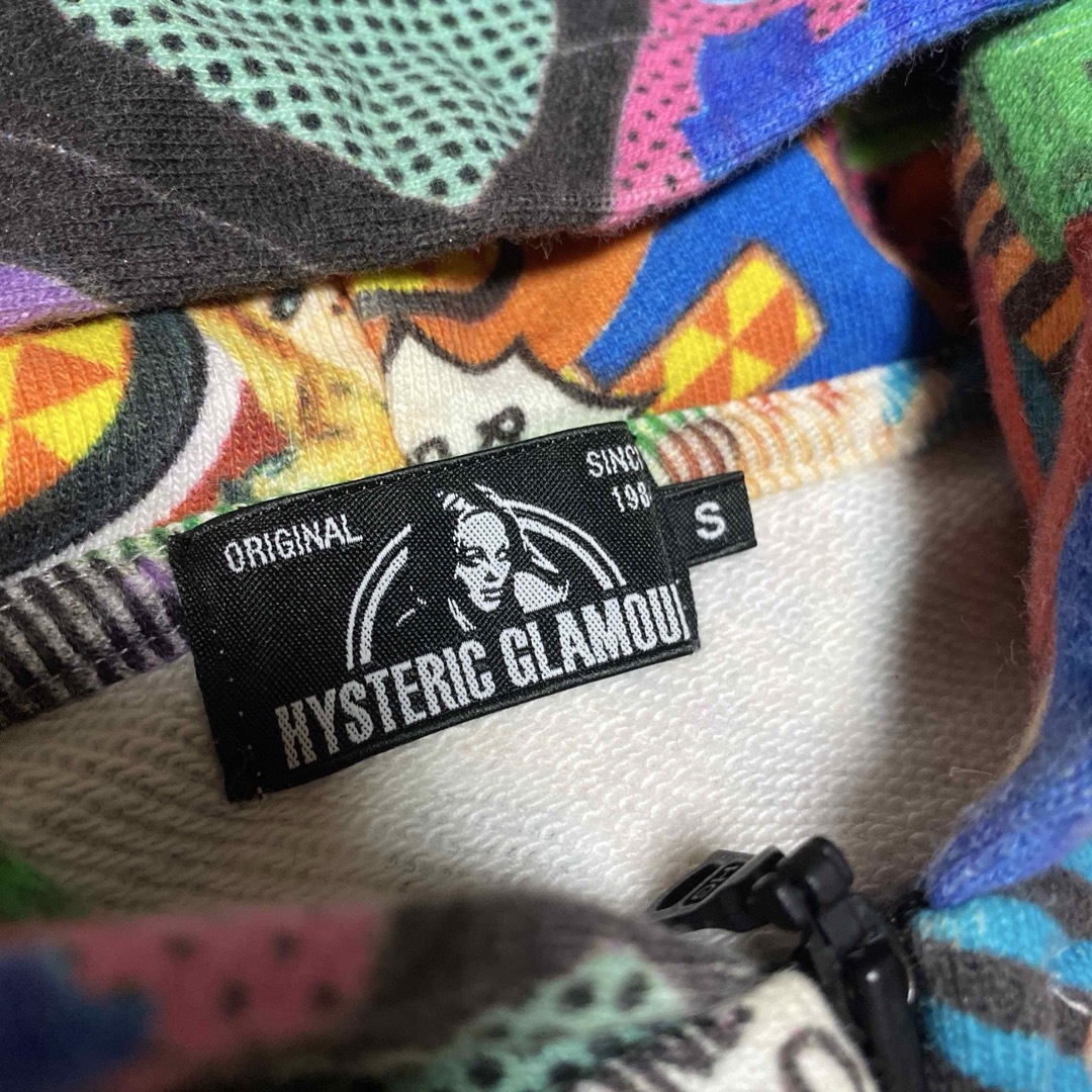HYSTERIC GLAMOUR(ヒステリックグラマー)のHYSTERIC GLAMOUR パーカー ヒスガール バニー エンジェル 総柄 メンズのトップス(パーカー)の商品写真