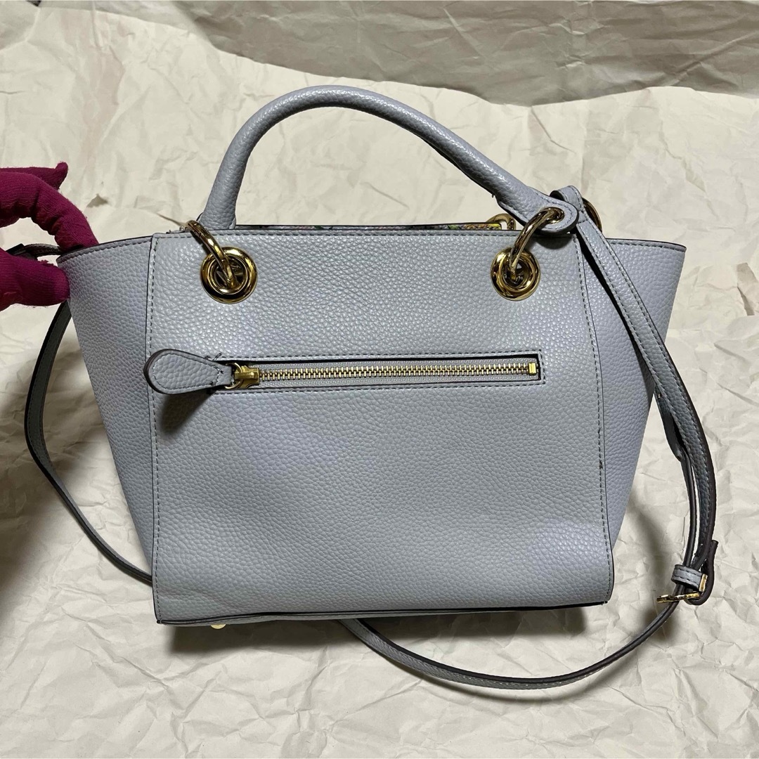 Samantha Vega(サマンサベガ)の【Samantha Vega】 フラワートートバッグ & ショルダー ブルー系 レディースのバッグ(ハンドバッグ)の商品写真