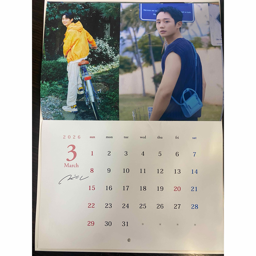 チョンヘイン　2026年　カレンダー エンタメ/ホビーのタレントグッズ(アイドルグッズ)の商品写真