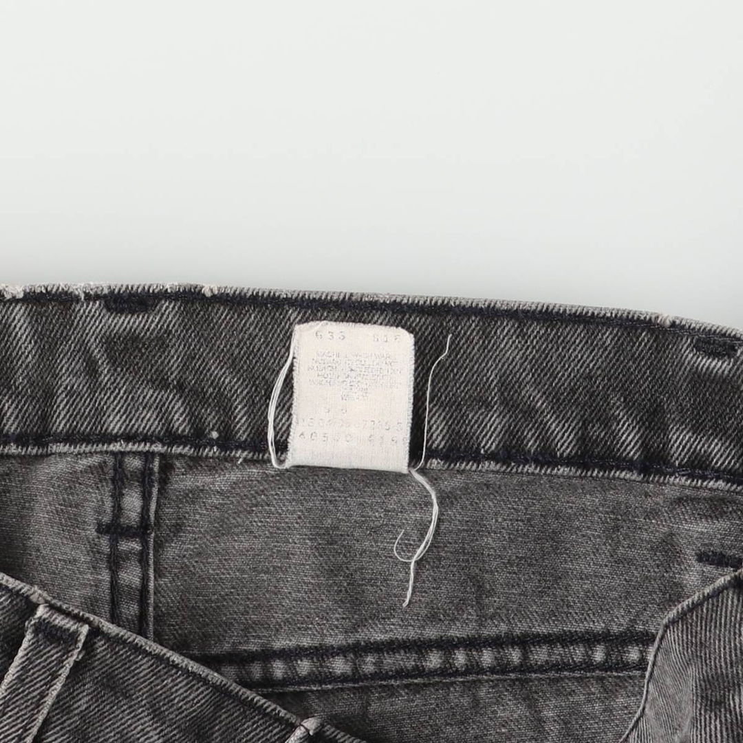 Levi's(リーバイス)の古着 リーバイス Levi's 550 RELAXED FIT TAPERED LEG オレンジタブ ブラックデニム テーパードデニムパンツ メンズw33相当 ヴィンテージ/eaa596182 メンズのパンツ(デニム/ジーンズ)の商品写真