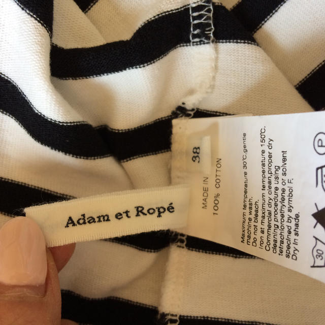 Adam et Rope'(アダムエロぺ)のmarimo様専用 アダムエロペ ボーダーTシャツ レディースのトップス(Tシャツ(半袖/袖なし))の商品写真