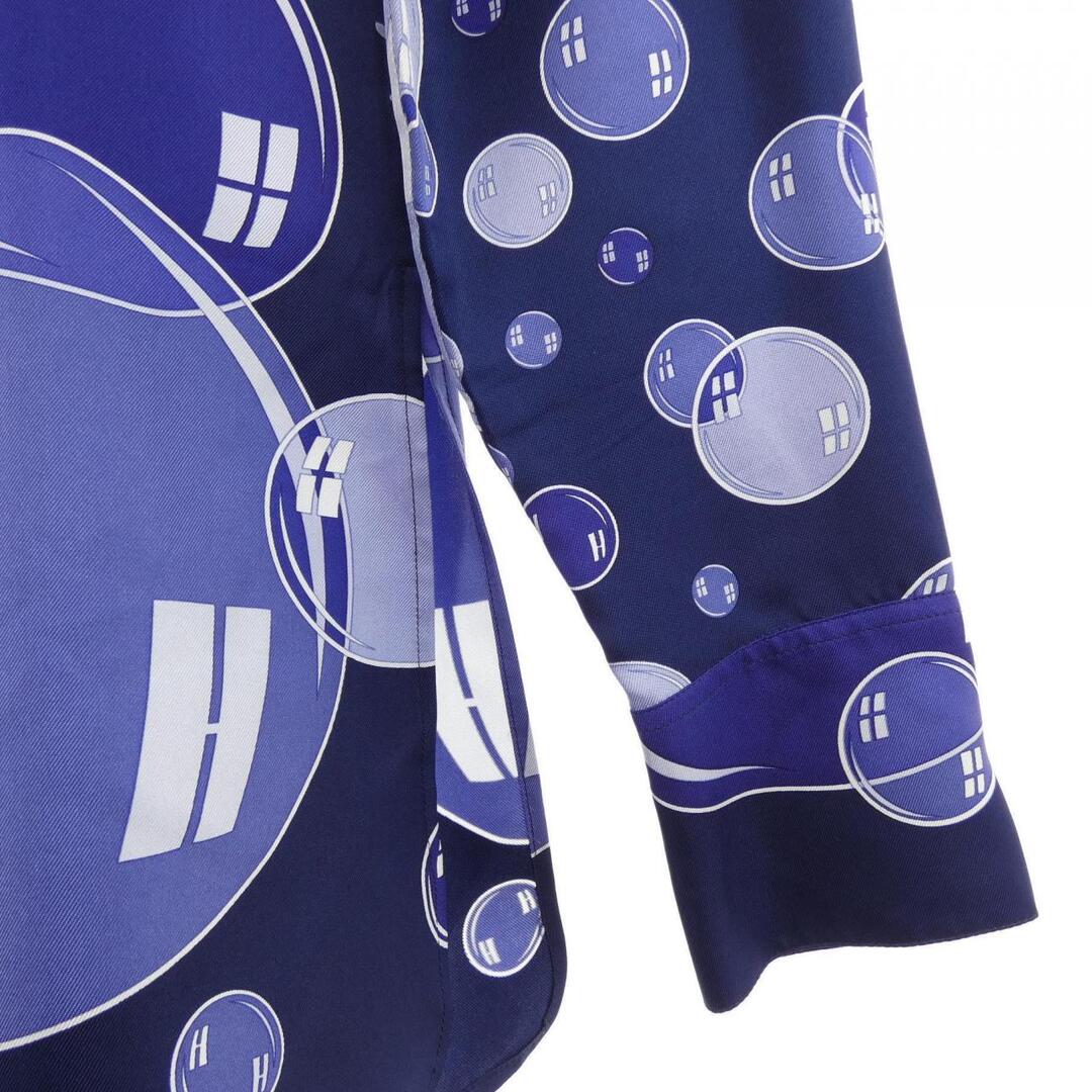 HERMES(エルメス)のエルメス HERMES BAL DE BULLES ツイルレーヌ. シャツ レディースのトップス(シャツ/ブラウス(長袖/七分))の商品写真