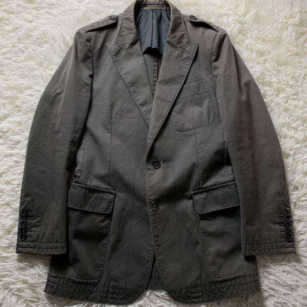 GUCCI(グッチ)の美品■GUCCI テーラードジャケット シェリーライン 46 メンズのジャケット/アウター(テーラードジャケット)の商品写真