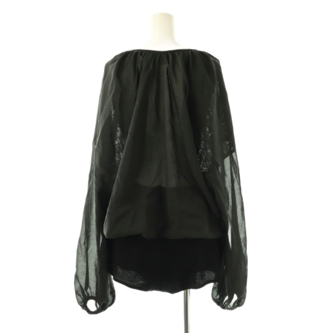 ロク ビューティーアンドユース ボリューム チュニック シアー 38 ブラック レディースのトップス(チュニック)の商品写真