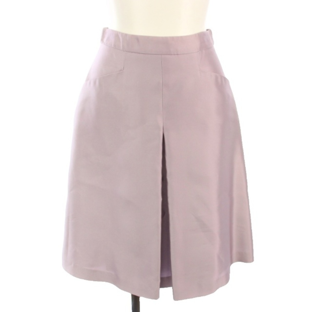 Blumarine(ブルマリン)のブルマリン スカート シルク混 ひざ丈 フレア I40 紫 ラベンダー レディースのスカート(ひざ丈スカート)の商品写真