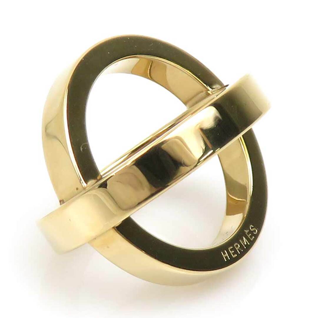 HERMES(エルメス)のエルメス HERMES スカーフリング BIJOUTERIE FANTAISIE メタル ゴールド レディース 送料無料【中古】 e61166a レディースのアクセサリー(その他)の商品写真